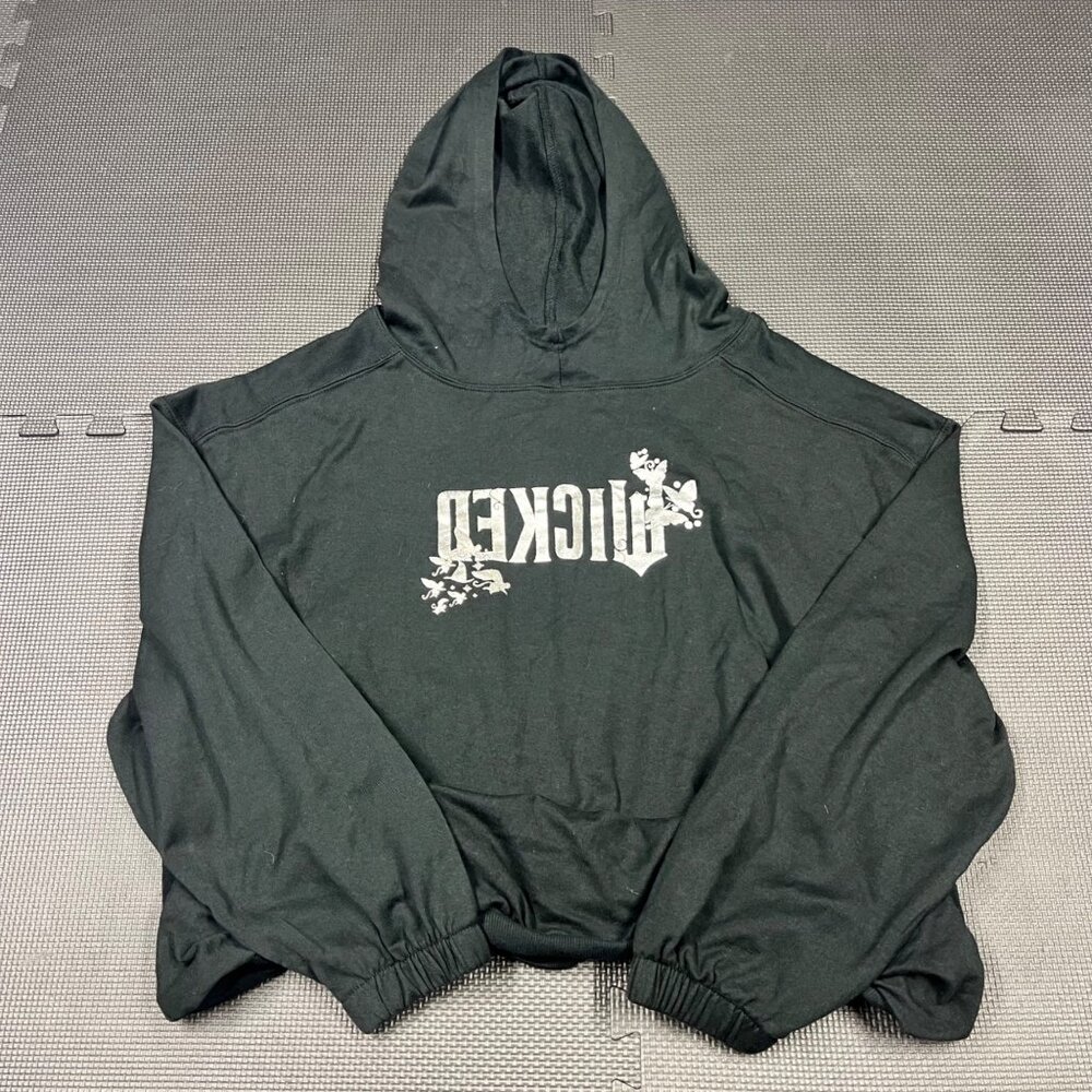 Wicked Paul Tazewell Collection Black Hoodie L With Graphics Lightweight Pullove